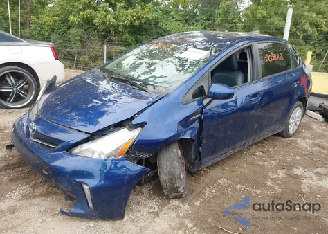 2012 Toyota Prius V Three from USA, damaged, VIN JTDZN3EU1C3176404